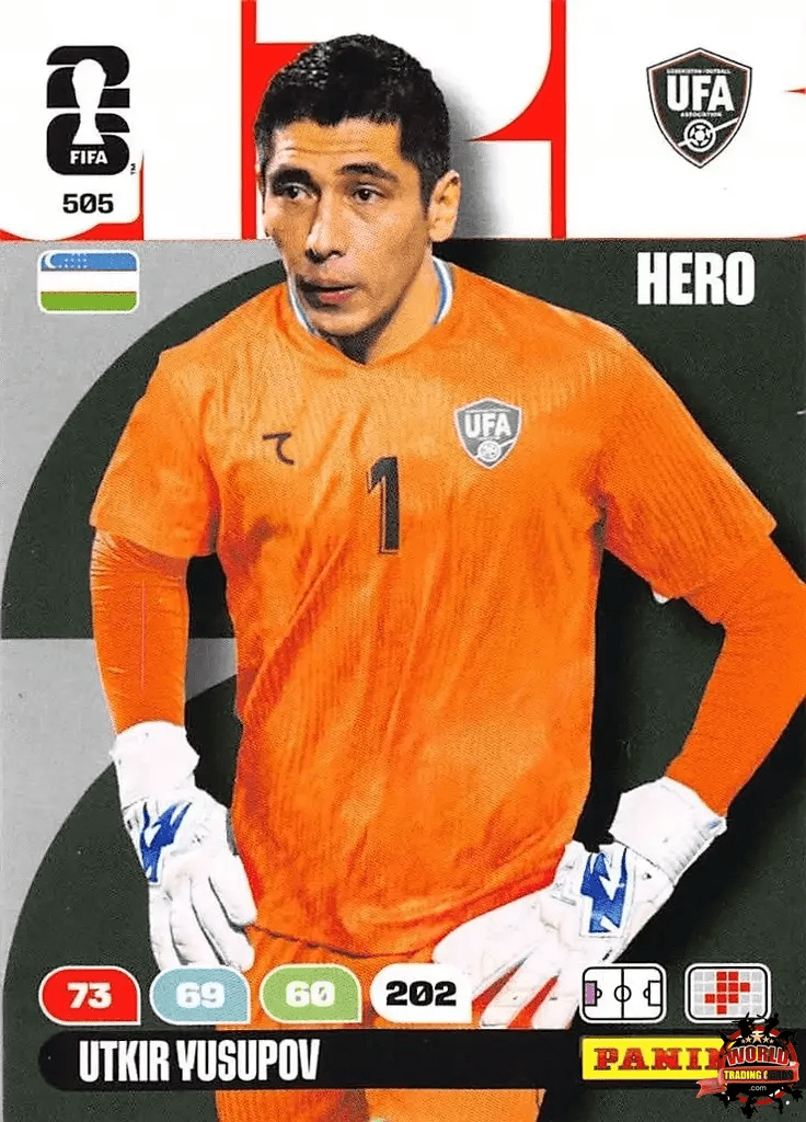 #505|Panini|Adrenlyn XL|FIFA World Cup|2026|Utkir Yusupov |BASICO