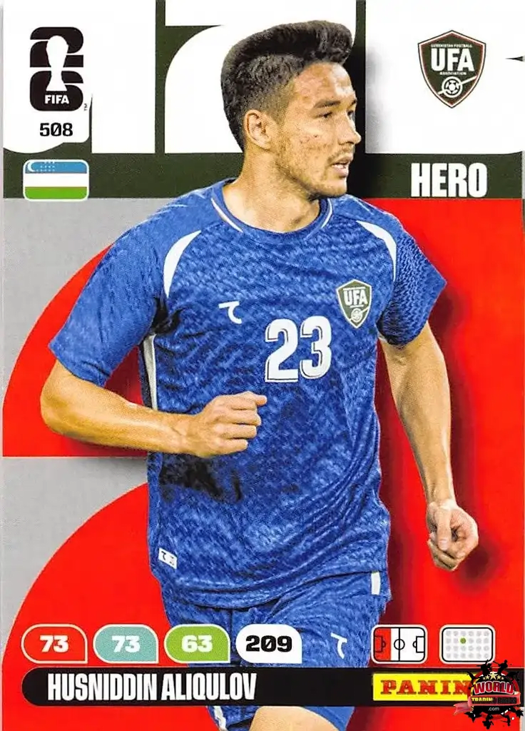 #508|Panini|Adrenlyn XL|FIFA World Cup|2026|Husniddin Aliqulov |BASICO