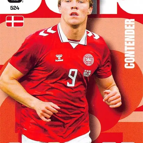 '01/03/24イングランドvsフィンランド'02WC欧州予選チケット半券 Soccer Trading Card-Rasmus Hojlund-Denmark-Panini Adrenalyn XL