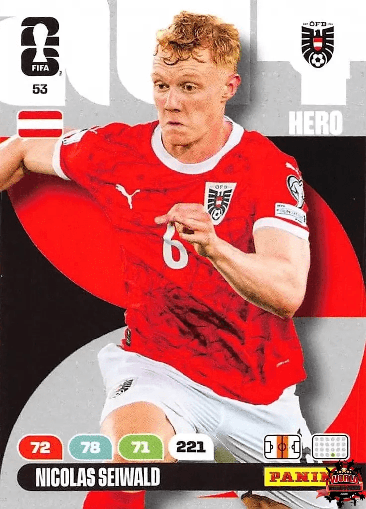 #053|Panini|Adrenlyn XL|FIFA World Cup|2026|Nicolas Seiwald |BASICO