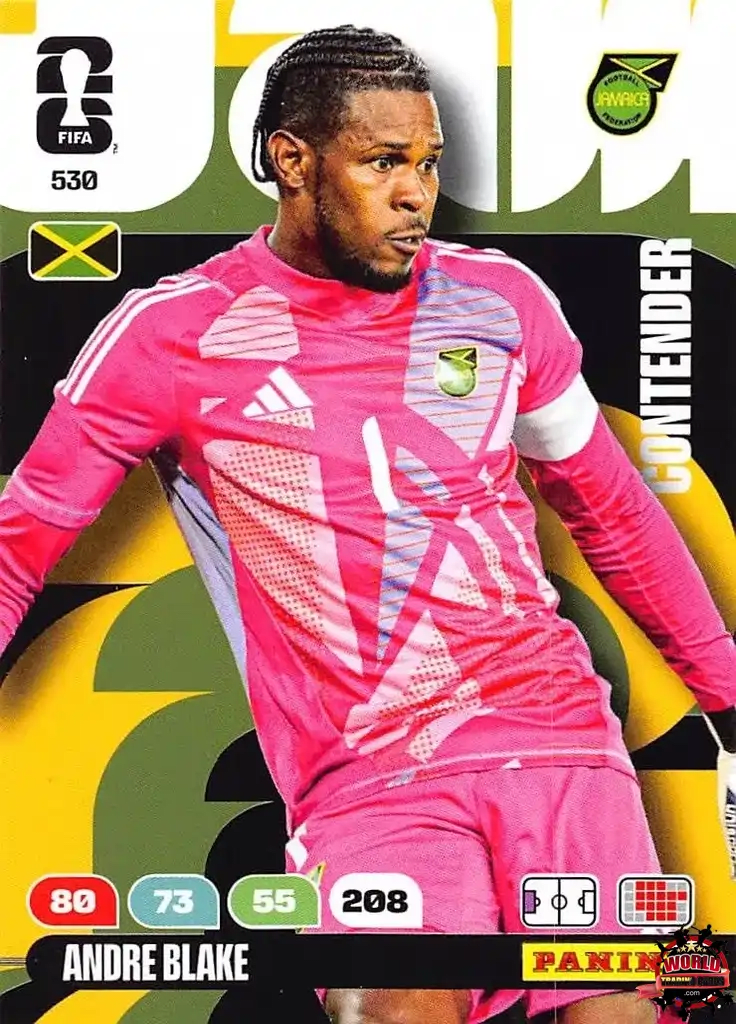 #530|Panini|Adrenlyn XL|FIFA World Cup|2026|Andre Blake|Contenders