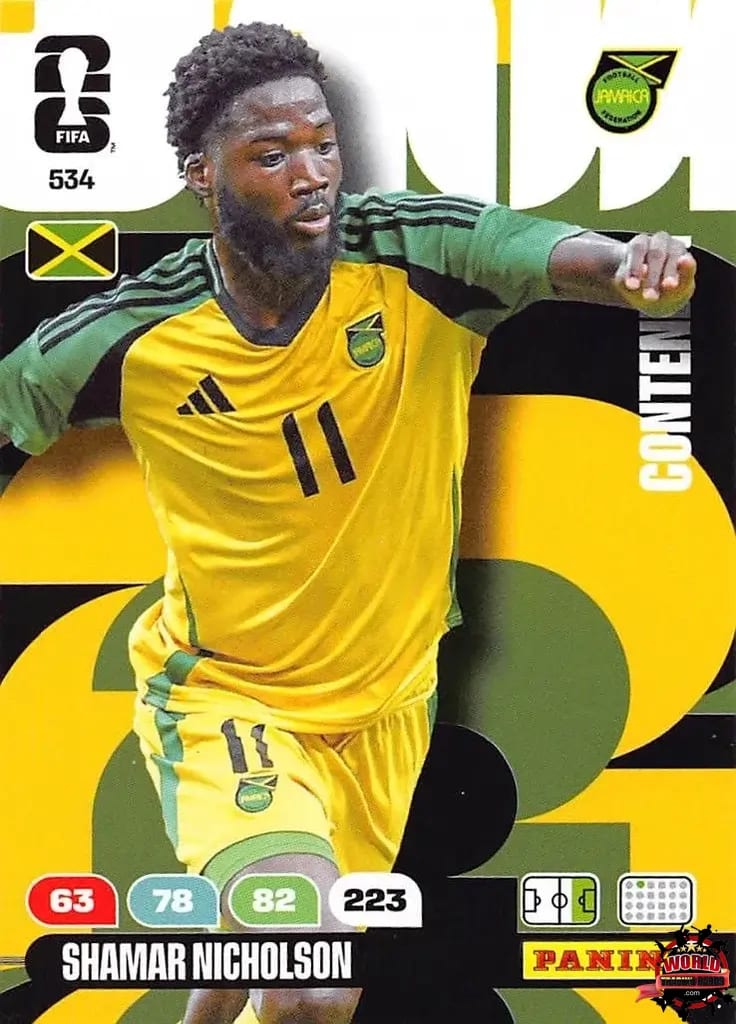 #534|Panini|Adrenlyn XL|FIFA World Cup|2026|Shamar Nicholson|Contenders