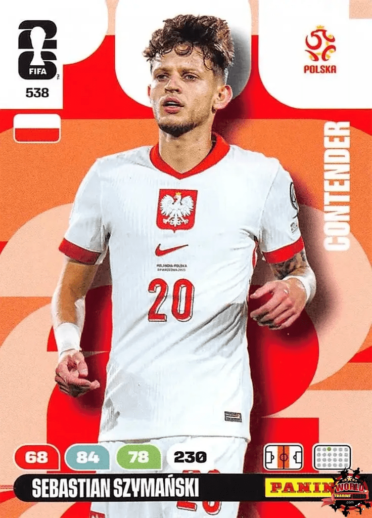 #538|Panini|Adrenlyn XL|FIFA World Cup|2026|Sebastian Szymanski|Contenders