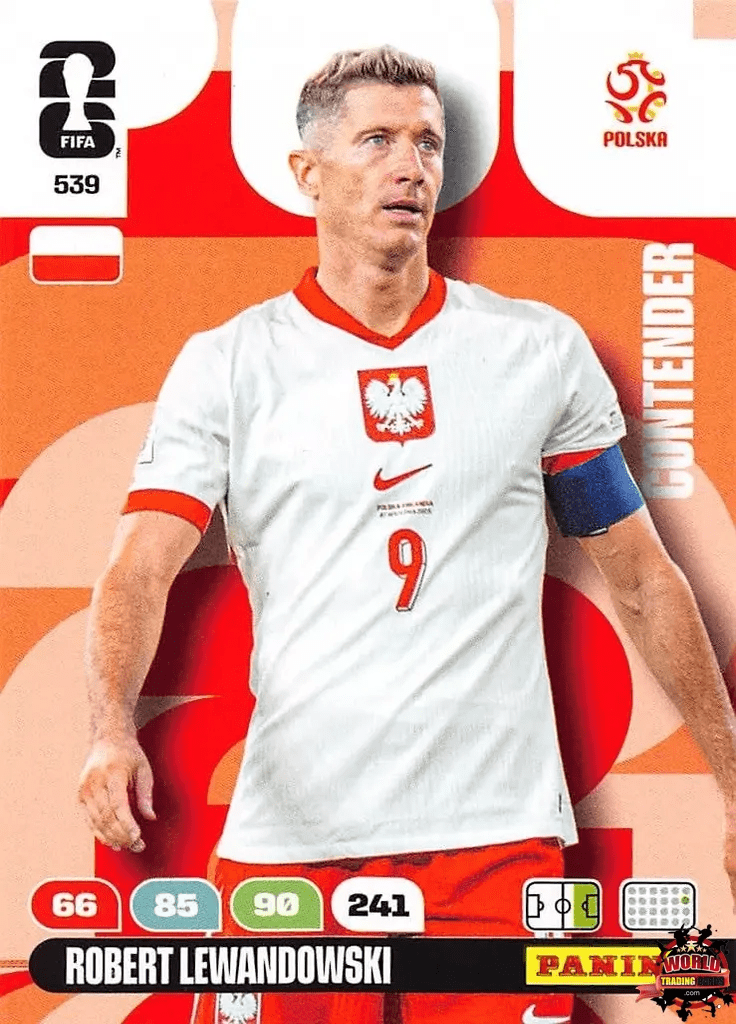 #539|Panini|Adrenlyn XL|FIFA World Cup|2026|Robert Lewandowski|Contenders