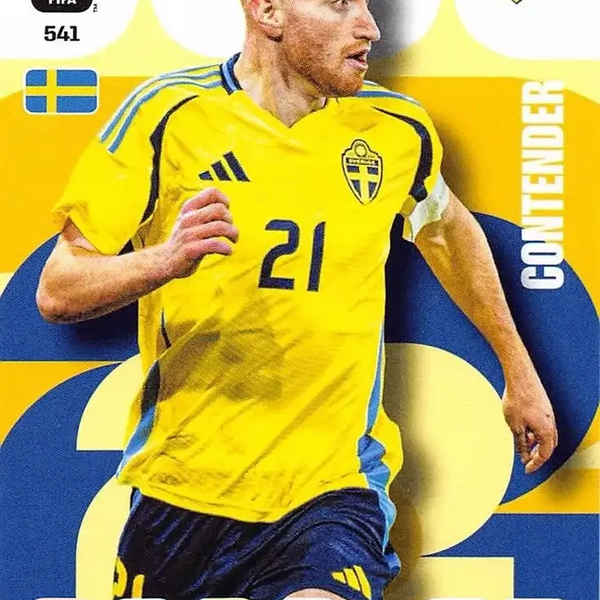 Soccer Trading Card-Dejan Kulusevski-Sweden-Panini Adrenalyn XL