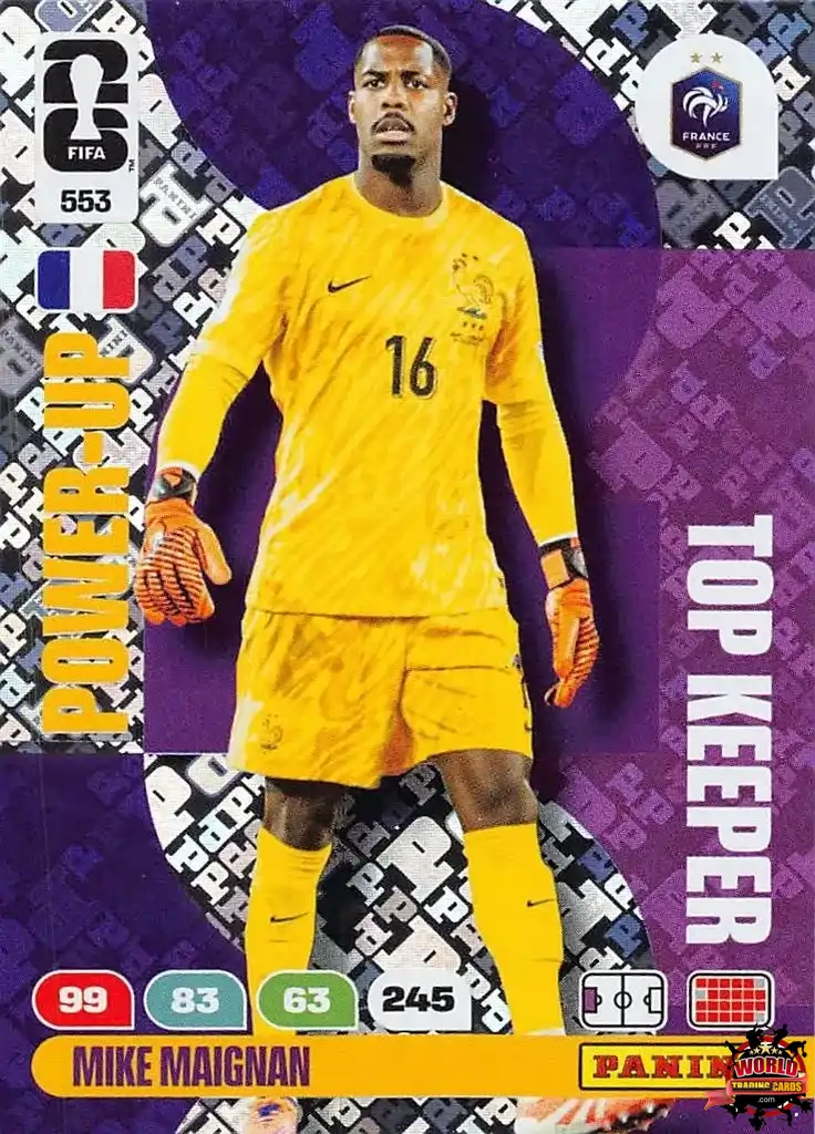 #553|Panini|Adrenlyn XL|FIFA World Cup|2026|Mike Maignan|Top Keeper