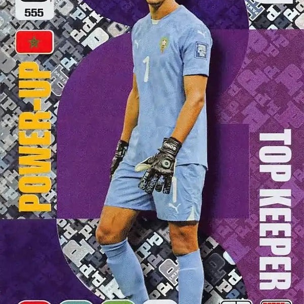 Soccer Trading Card-Yassine Bounou-Morocco-Panini Adrenalyn XL
