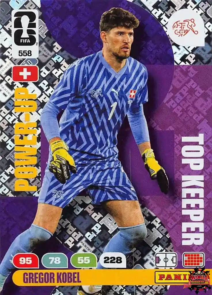 #558|Panini|Adrenlyn XL|FIFA World Cup|2026|Gregor Kobel|Top Keeper