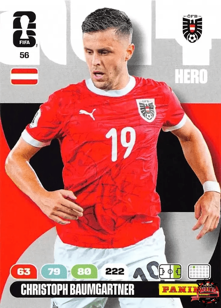 #056|Panini|Adrenlyn XL|FIFA World Cup|2026|Christoph Baumgartner |BASICO