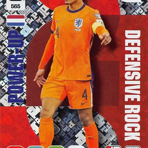 Nike EQUIPO DEL FUEGO 記念カード サッカー Chrome Trading Card Soccer-Virgil van Dijk-Netherlands-Panini