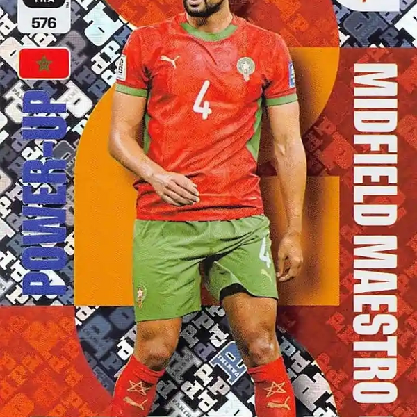 Soccer Trading Card-Sofyan Amrabat-Morocco-Panini Adrenalyn XL