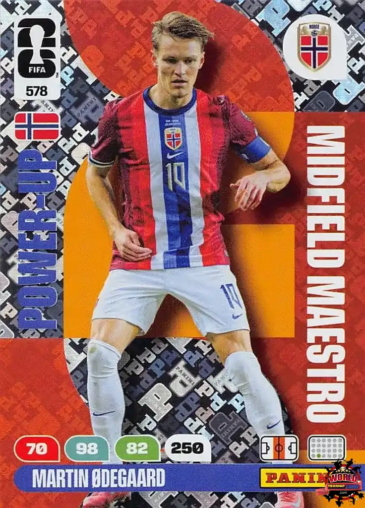 #578|Panini|Adrenlyn XL|FIFA World Cup|2026|Martin Odegaard|Midfield Maestro