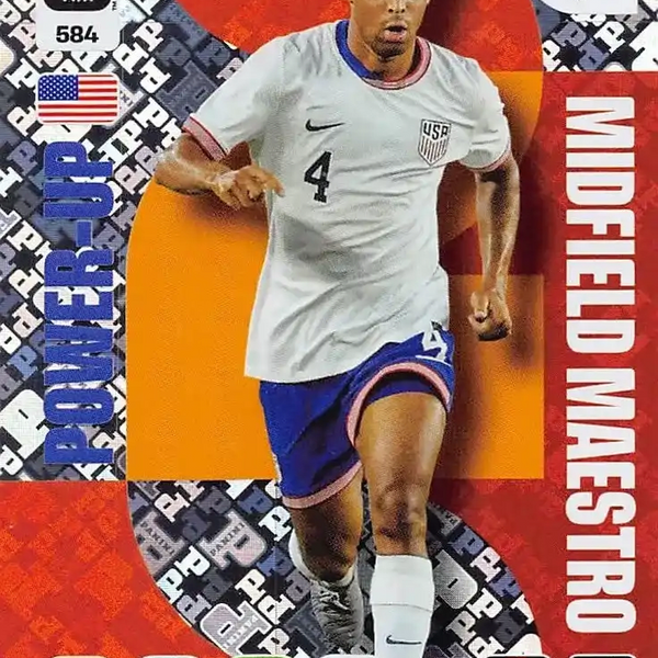 Soccer Trading Card-Tyler Adams-United States-Panini Adrenalyn XL