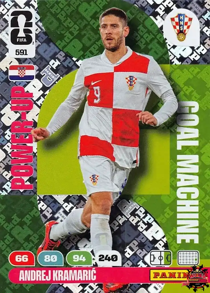 #591|Panini|Adrenlyn XL|FIFA World Cup|2026|Andrej Kramaric|Goal Machine