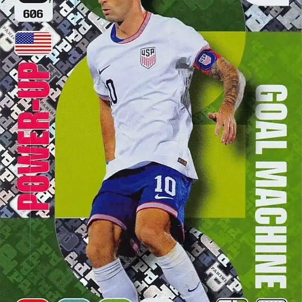 Football Trading Card-Christian Pulisic-USA-Panini Adrenalyn XL