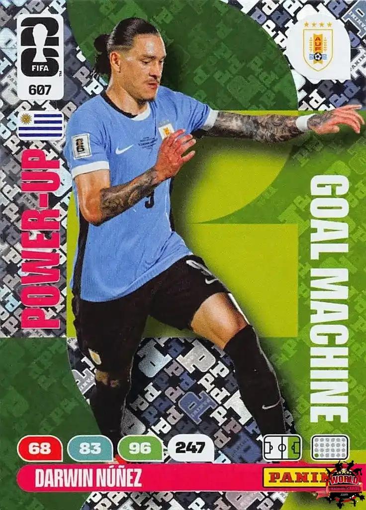 #607|Panini|Adrenlyn XL|FIFA World Cup|2026|Darwin Núñez|Goal Machine