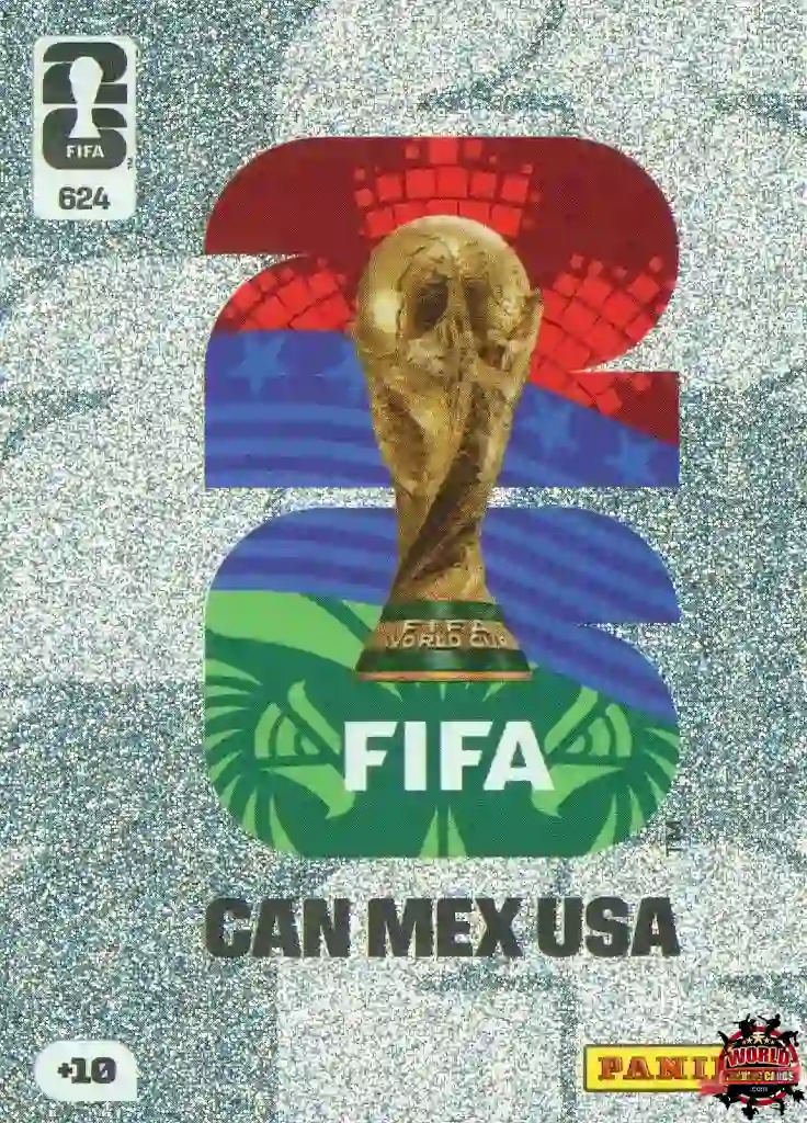 #624-1|Panini|Adrenlyn XL|FIFA World Cup|2026|Official Emblem|Official Emblem 1