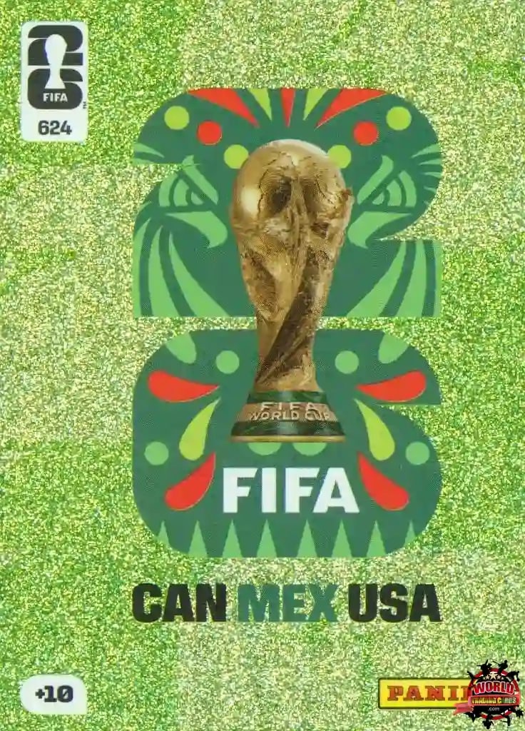 #624-3|Panini|Adrenlyn XL|FIFA World Cup|2026|Official Emblem|Official Emblem 3
