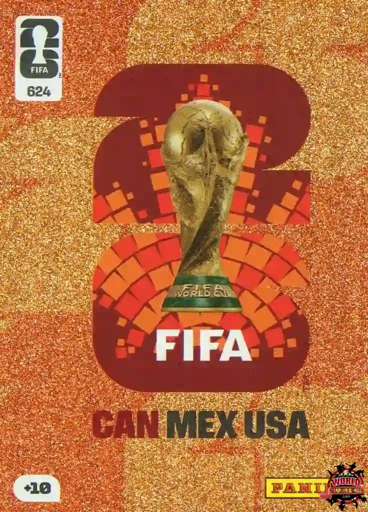 #624-4|Panini|Adrenlyn XL|FIFA World Cup|2026|Official Emblem|Official Emblem 4