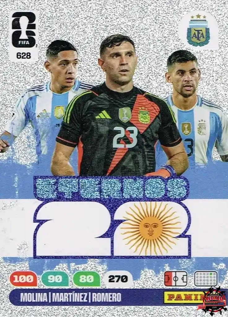 #628|Panini|Adrenlyn XL|FIFA World Cup|2026|Eternos 22 - Defensas|Eternos 22