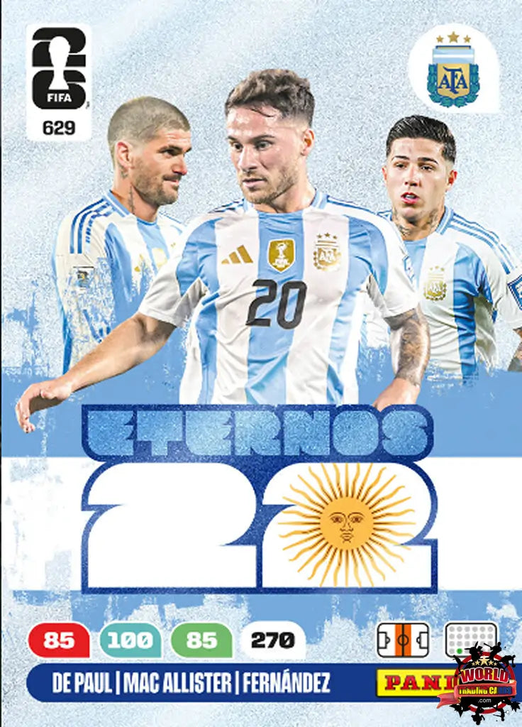 #629|Panini|Adrenlyn XL|FIFA World Cup|2026|Eternals 22 - Midfielders|Eternals 22