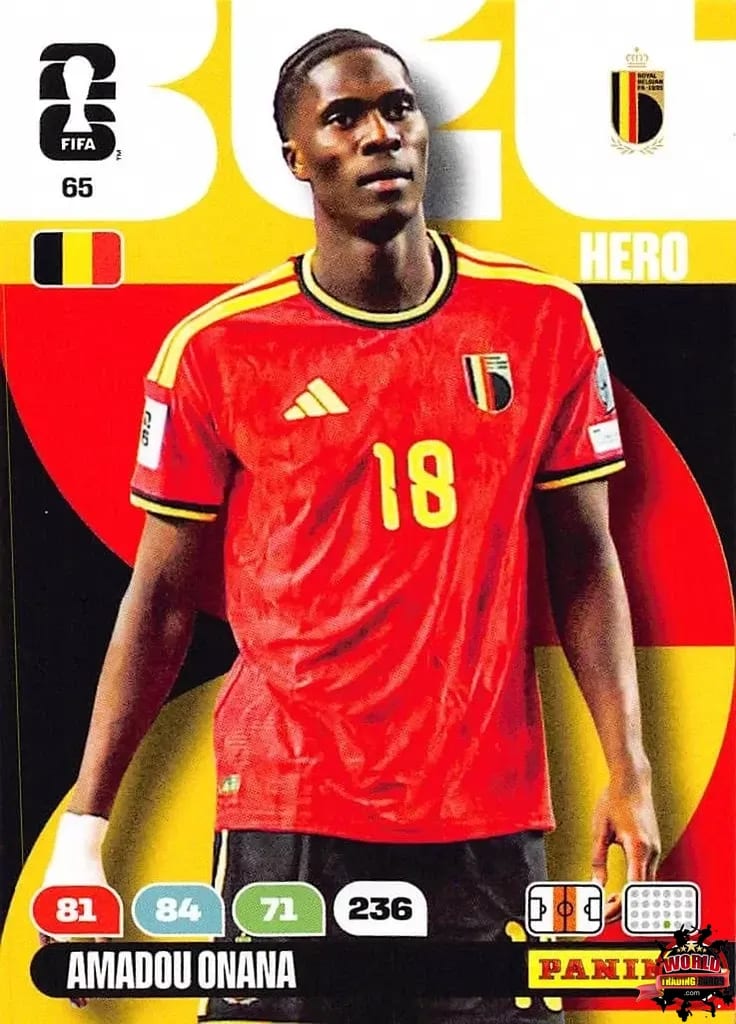 #065|Panini|Adrenlyn XL|FIFA World Cup|2026|Amadou Onana |BASICO