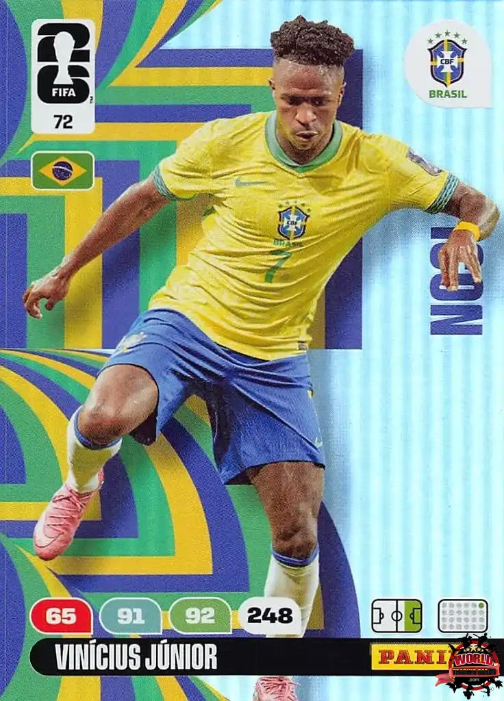 #072|Panini|Adrenlyn XL|FIFA World Cup|2026|Vinicius Junior - Icon|BASICO