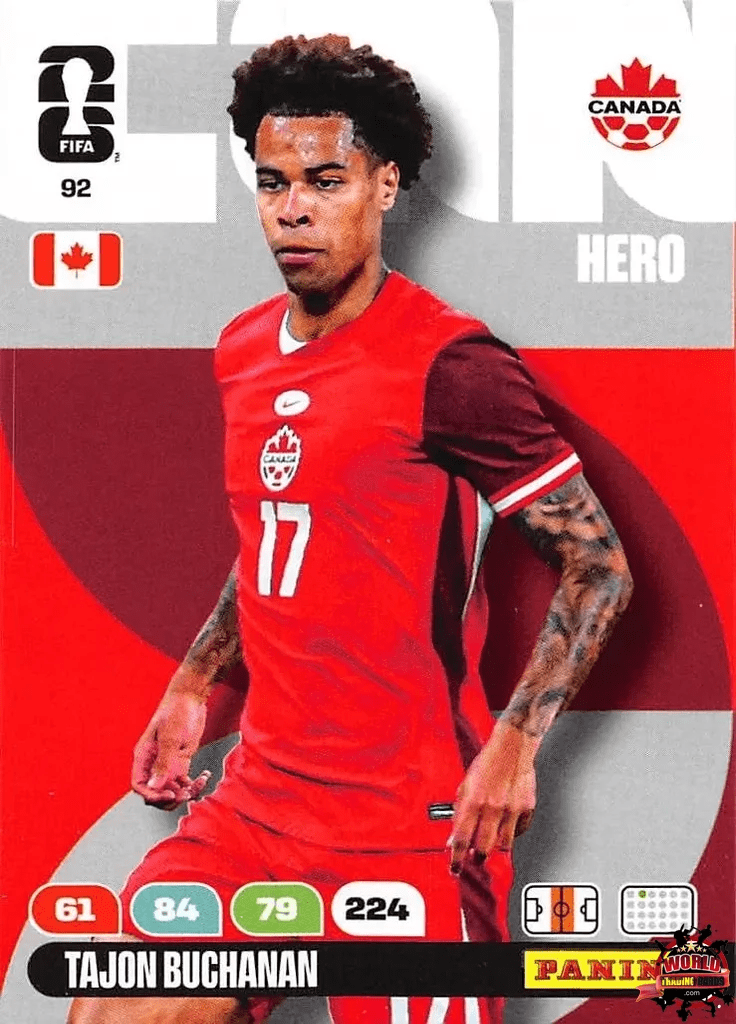 #092|Panini|Adrenlyn XL|FIFA World Cup|2026|Tajon Buchanan |BASICO
