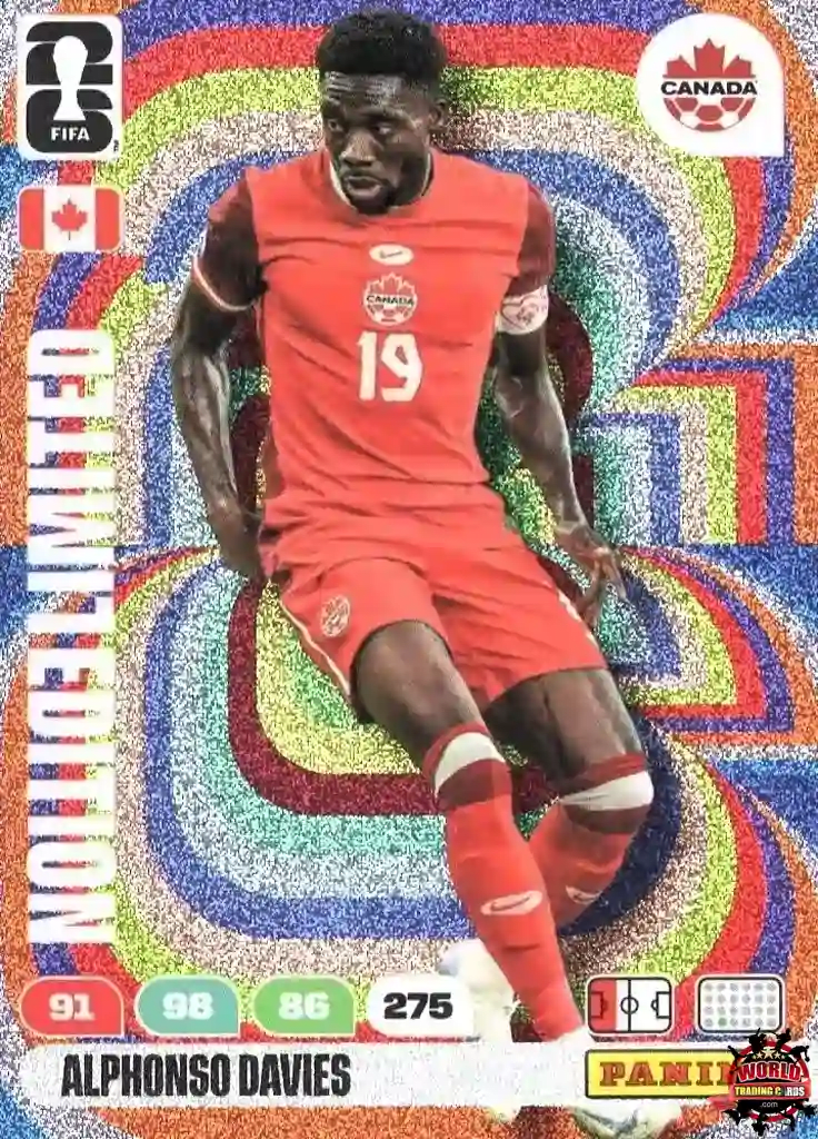 #LE16|Panini|Adrenlyn XL|FIFA World Cup|2026|Alphonso Davies|Limited Edition