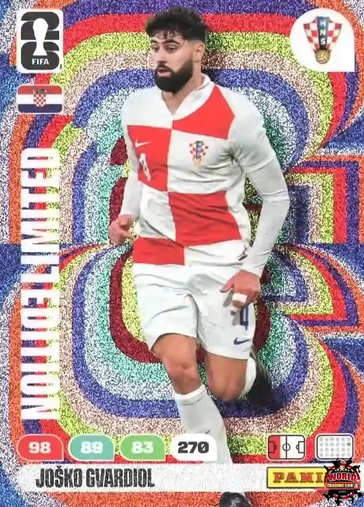#LE19|Panini|Adrenlyn XL|FIFA World Cup|2026|Josko Gvardiol|Limited Edition