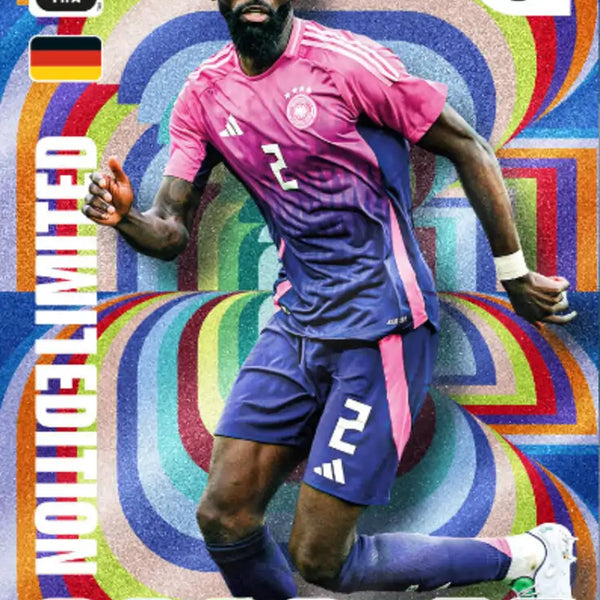Football Trading Card-Antonio Rudiger-Germany-Panini Adrenalyn XL