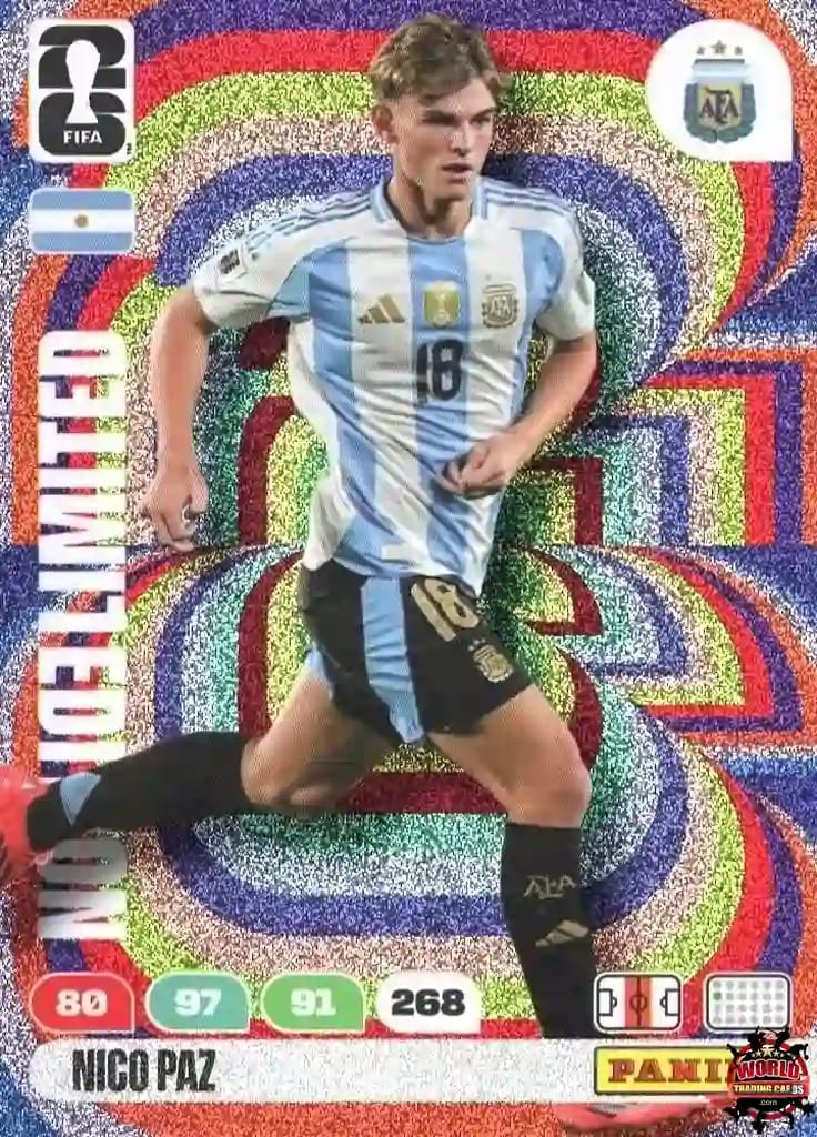 #LE4|Panini|Adrenlyn XL|FIFA World Cup|2026|Nico Paz|Limited Edition