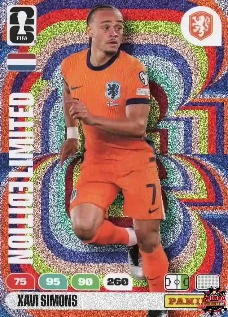 #LE56|Panini|Adrenlyn XL|FIFA World Cup|2026|Xavi Simons|Limited Edition