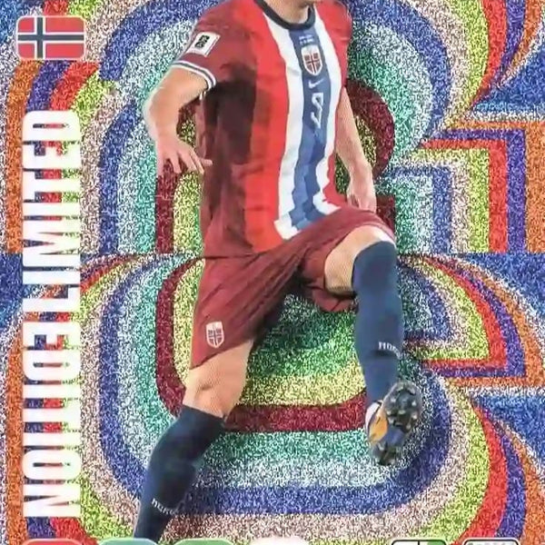 Football Trading Card-Erling Haaland-Norway-Panini Adrenalyn XL Fifa World Cup 2026-LE59-Limited Edition