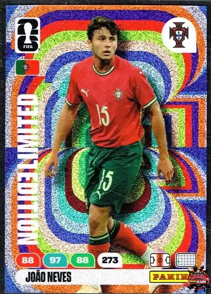 #LE63|Panini|Adrenlyn XL|FIFA World Cup|2026|Joao Neves|Limited Edition