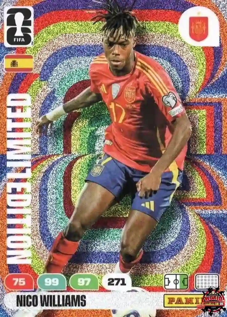 #LE71|Panini|Adrenlyn XL|FIFA World Cup|2026|Nico Williams|Limited Edition