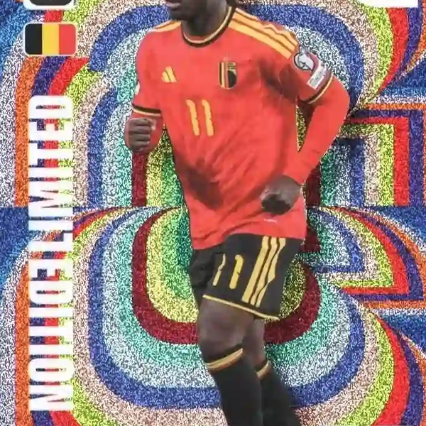 Football Trading Card-Jeremy Doku-Belgium-Panini Adrenalyn XL FIFA
