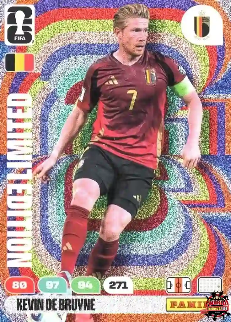 #LE8|Panini|Adrenlyn XL|FIFA World Cup|2026|Kevin De Bruyne|Limited Edition