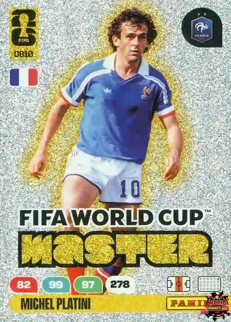 #M10|Panini|Adrenlyn XL|FIFA World Cup|2026|Michel Platini|Master