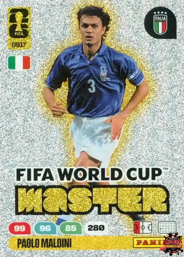 #M17|Panini|Adrenlyn XL|FIFA World Cup|2026|Paolo Maldini|Master