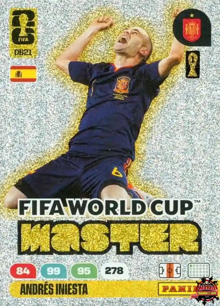 #M21|Panini|Adrenlyn XL|FIFA World Cup|2026|Andrés Iniesta|Master