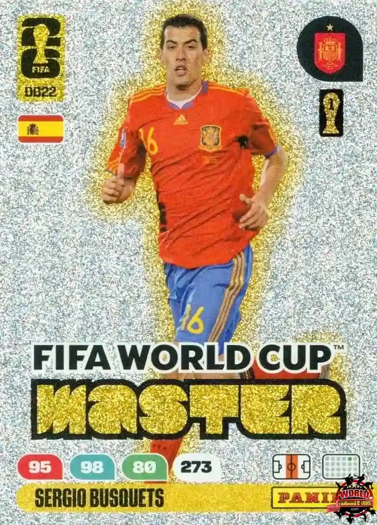 #M22|Panini|Adrenlyn XL|FIFA World Cup|2026|Sergio Busquets|Master