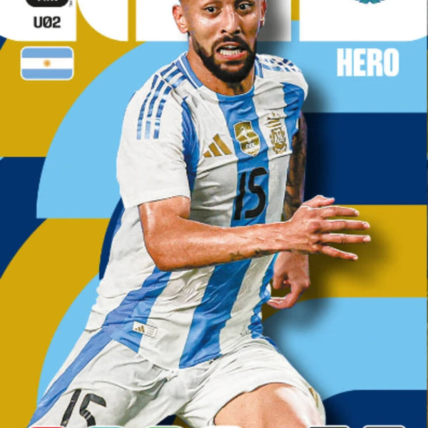 ALD1 オフイベ　羽田　東京　ゴヌ　おはよう　トレカ　ユニバ Soccer Trading Card-Nico González-Argentina-Panini Adrenalyn XL