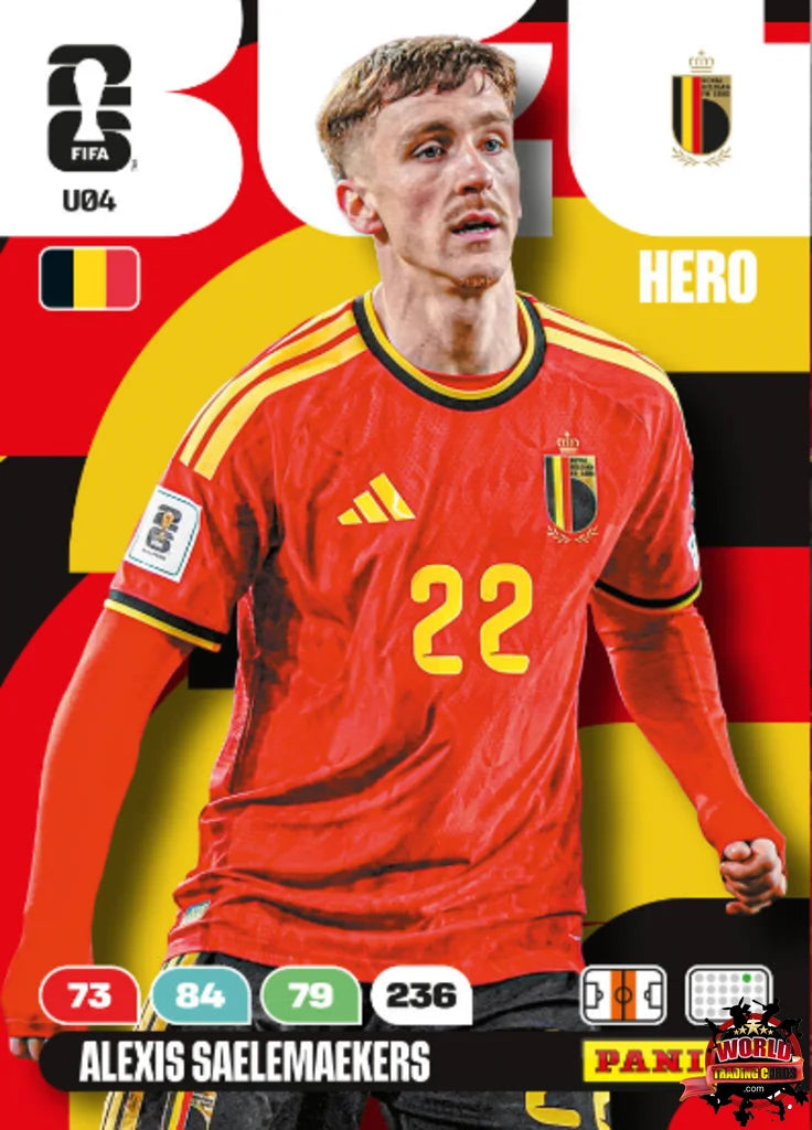 #U04|Panini|Adrenlyn XL|FIFA World Cup|2026|Alexis Saelemaekers|Update