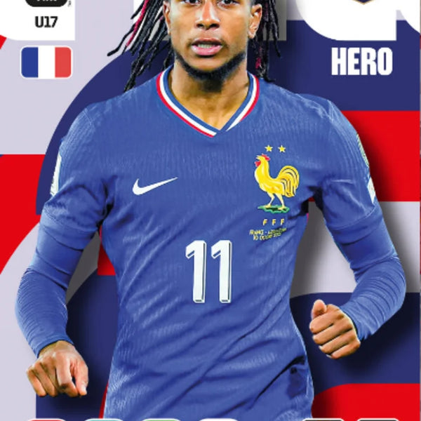 Soccer Trading Card-Michael Olise-France-Panini Adrenalyn XL Fifa