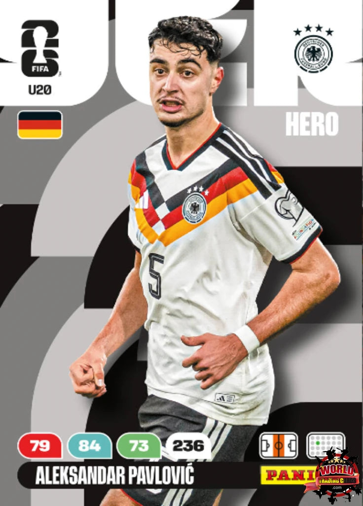 #U20|Panini|Adrenlyn XL|FIFA World Cup|2026|Aleksander Pavlović|Update