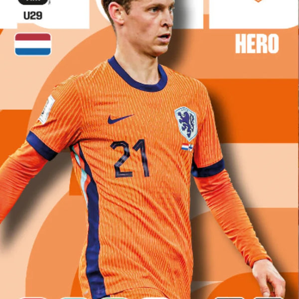 Fútbol Trading Card-Frenkie de Jong-Netherlands-Panini Adrenalyn