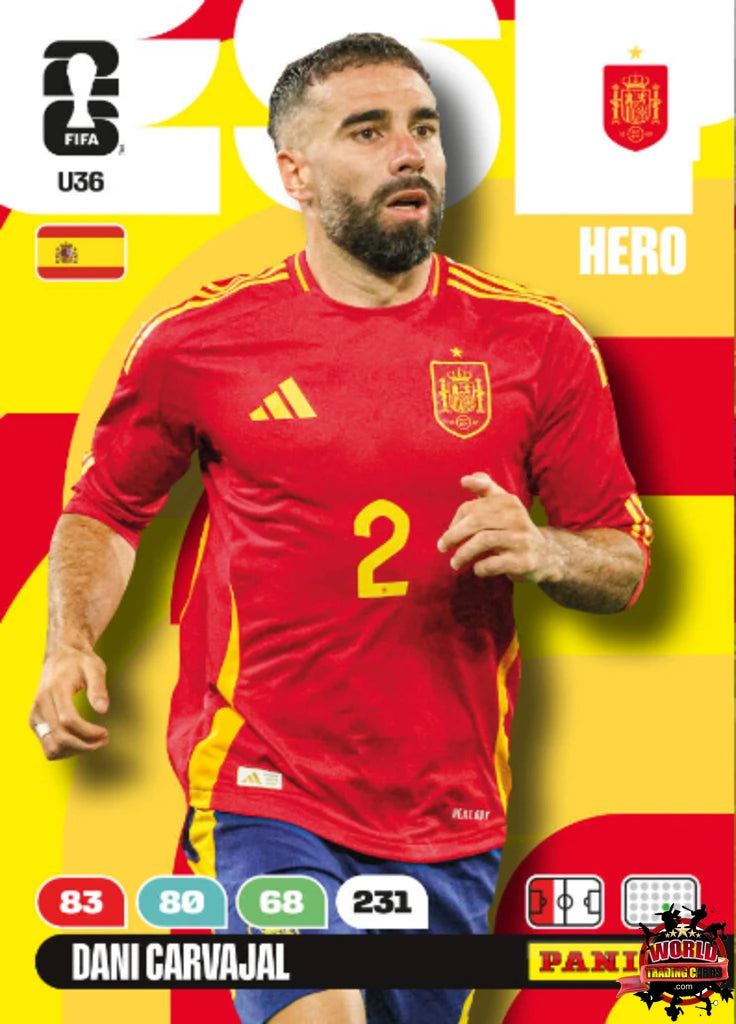 #U36|Panini|Adrenlyn XL|FIFA World Cup|2026|Dani Carvajal|Update