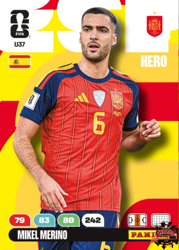 #U37|Panini|Adrenlyn XL|FIFA World Cup|2026|Mikel Merino|Update