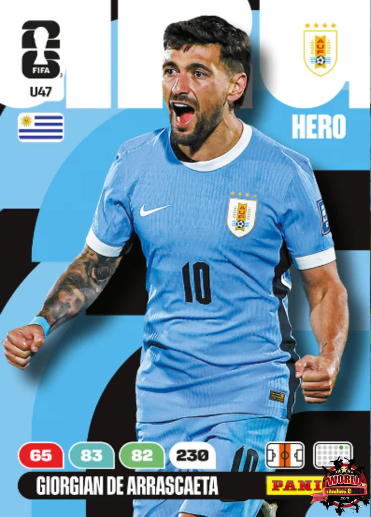 #U47|Panini|Adrenlyn XL|FIFA World Cup|2026|Giorgian De Arrascaeta|Update